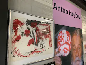 Anton Heyboer - Abstracte compositie kopen? Bied vanaf 275!