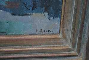 Hendrik Raab - Olieverfschilderij - mogelijk omgeving Den Haag/Loosduinen kopen? Bied vanaf 150!