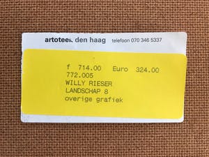 Willy Rieser - Prachtige gesigneerde kleurenlitho - 33/40 kopen? Bied vanaf 65!