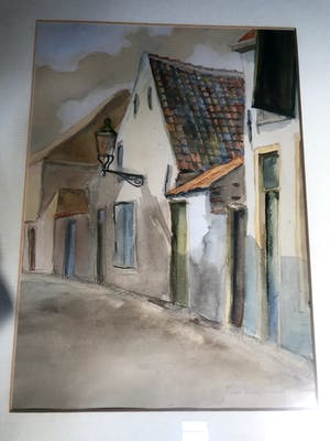 Johan F. van Deventer - Oud Hollands Straatbeeld kopen? Bied vanaf 5!