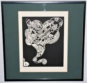 Wassily Kandinsky - originele houtsnede: 10 Origin kopen? Bied vanaf 75!