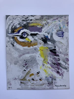 Nico Molenkamp - Zeefdruk, Vogel kopen? Bied vanaf 45!