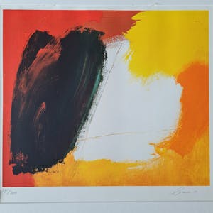 Eugene Brands - Abstracte compositie - 1000 ex. kopen? Bied vanaf 1!