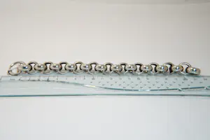 39 - 2e gehalte zilveren holle jasseron armband kopen? Bied vanaf 140!