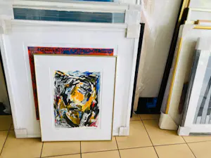 Theo Wolvecamp - zonder titel maar met lijst! kopen? Bied vanaf 265!