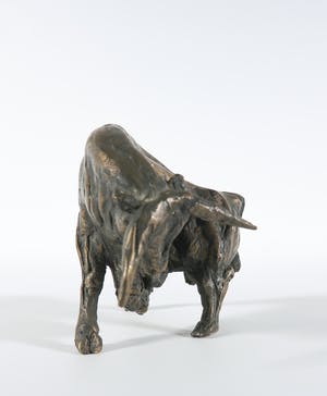 Jos Dirix - Brons, Aanvallende stier kopen? Bied vanaf 600!