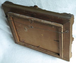 Niet of onleesbaar gesigneerd - Olieverf op paneel , Landschap (Italië?) – ingelijst & gesigneerd kopen? Bied vanaf 1!