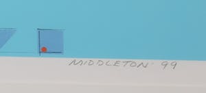 Sam Middleton - Zeefdruk, Harmonics - Ingelijst kopen? Bied vanaf 50!