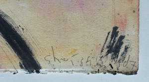 Christien ten Haaf - gouache/ets uit 1987 kopen? Bied vanaf 45!