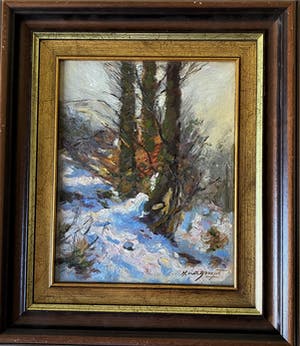 Marcel Van den Bempt - 1940 - Winterlandschap kopen? Bied vanaf 50!