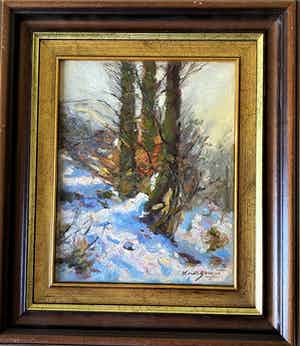 Marcel Van den Bempt - 1940 - Winterlandschap verkocht voor € 50!