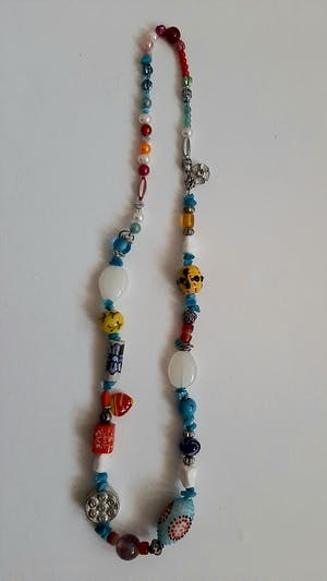 Curiosa - Vintage sieraden - 3 stuk -glas,keramiek kopen? Bied vanaf 1!