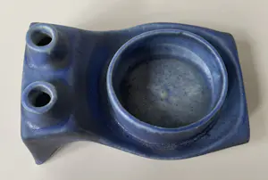 Keramische industrie Loré - Zeldzame Brutalistisch planter/duo solifleur vaas B77 by Matt Camps kopen? Bied vanaf 85!