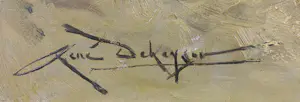 René Dekeyser - Olieverf op doek, Zonder titel kopen? Bied vanaf 100!