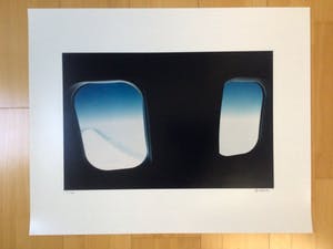 JCJ Vanderheyden - Venster op de wolken - Originele foto - 1988 - Zeer goed kopen? Bied vanaf 350!