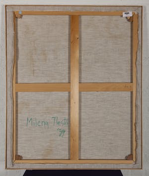 Milena Tlusta - Titel onbekend - 1989 - acrylverf en potlood op doek kopen? Bied vanaf 50!