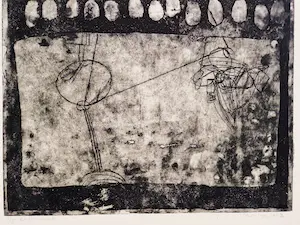 Jan Montyn - Bijzonder! Unica (2/5) eigen druk reliëf Ets/aquatint "1 van een aantal" GROOT! kopen? Bied vanaf 70!