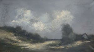 Antoon Markus - Olieverf op doek, Uiverbult bij Groesbeek - Ingelijst kopen? Bied vanaf 10!