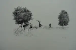 Metten Koornstra - KLEIN LANDSCHAP kopen? Bied vanaf 35!