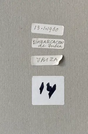 Ernst Vijlbrief - Embarcacion de Julia - gemengde techniek - 1960 - gesigneerd kopen? Bied vanaf 95!