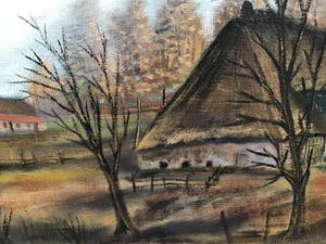 Niet of onleesbaar gesigneerd - Brabants gehucht. kopen? Bied vanaf 1!