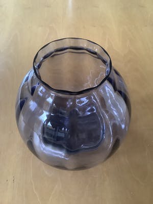 Glasblazerij Leerdam - Rookglazen vaas ontwerp Copier kopen? Bied vanaf 50!