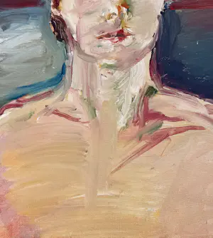 Marcus De Vestele - Prächtiges expressionistisches Porträt auf Leinwand, um 1970 kopen? Bied vanaf 180!