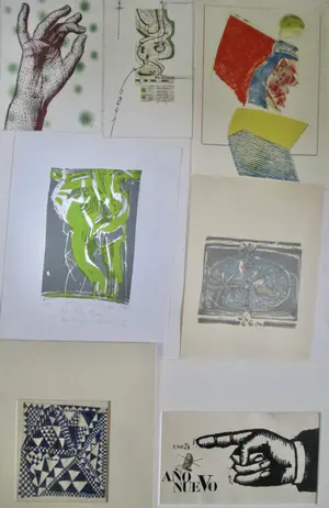 AcheterNiet of onleesbaar gesigneerd - 7 tekeningen/grafiek div. kunstenaars oa Peter Roth Jose Gorris? Enchérissez de 1!