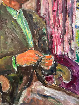 Jacobus Doeser - Portret van een zittende man kopen? Bied vanaf 400!