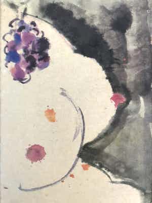 Hugo Claus - Mooie kleurenlitho/Offset - 'Van de zinnen en de vruchten' - Beperkte Oplage verkocht voor € 85!