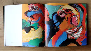 Karel Appel - gesigneerd boek + box: het gezicht van Appel - 1977 kopen? Bied vanaf 150!