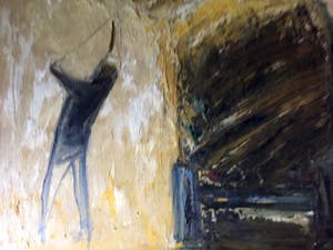 Staf Van Elzen - Abstracte voorstelling - Olieverf op Doek, Ingelijst kopen? Bied vanaf 200!