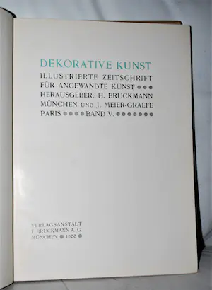 Peter Behrens - Der KÜSS -houtsnede in het Bruckmann boek uit 1900 (compleet met alle grafiek!) kopen? Bied vanaf 595!