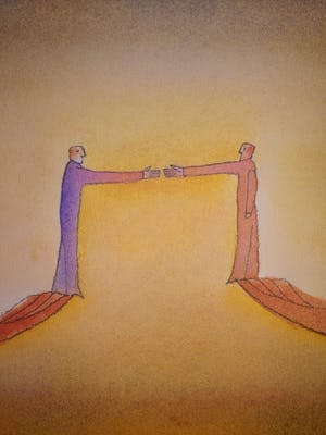 Jean Michel Folon - The Meeting kopen? Bied vanaf 175!