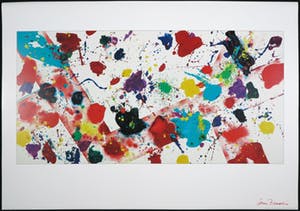 Sam Francis - Handgesigneerd artprint, Zonder titel kopen? Bied vanaf 100!