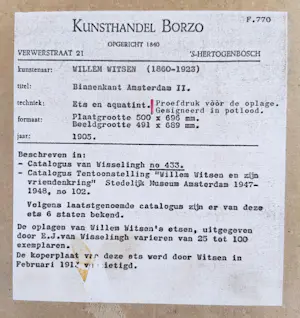 Willem Witsen - Binnenkant met sneeuw kopen? Bied vanaf 700!