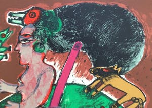 Corneille - Litho, Une journeé d'eté - Ingelijst kopen? Bied vanaf 250!