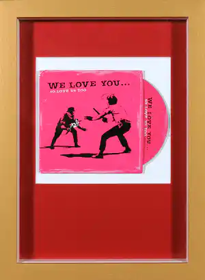 Banksy - We love you... so love us too (CD) verkocht voor € 1!
