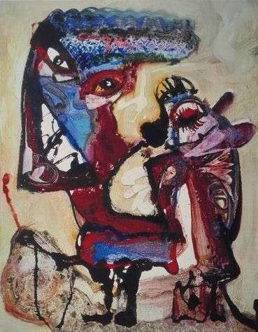 Jan te Wierik - Gesigneerde zeefdruk - 2002 !!! kopen? Bied vanaf 145!