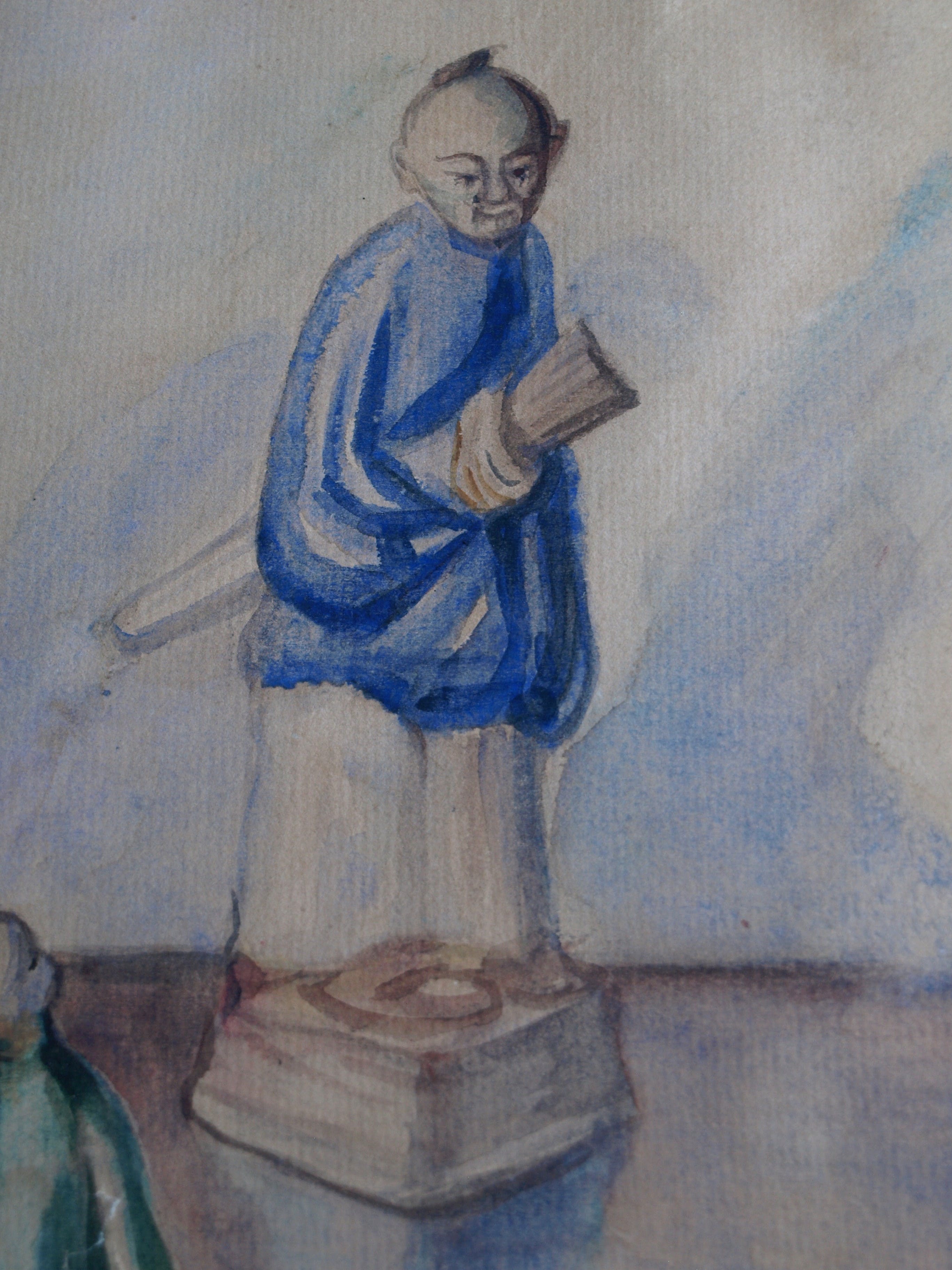 Willem Karel Rees - Aquarel , Oosterse figuren , Schaakstukken? – gesigneerd kopen? Bied vanaf 1!