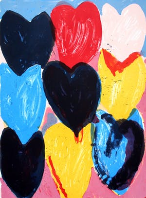 Jan Cremer - Zeefdruk: Tulips - 1996 kopen? Bied vanaf 195!
