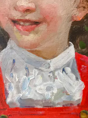 Vladimir Goussev - Portret van een meisje kopen? Bied vanaf 400!