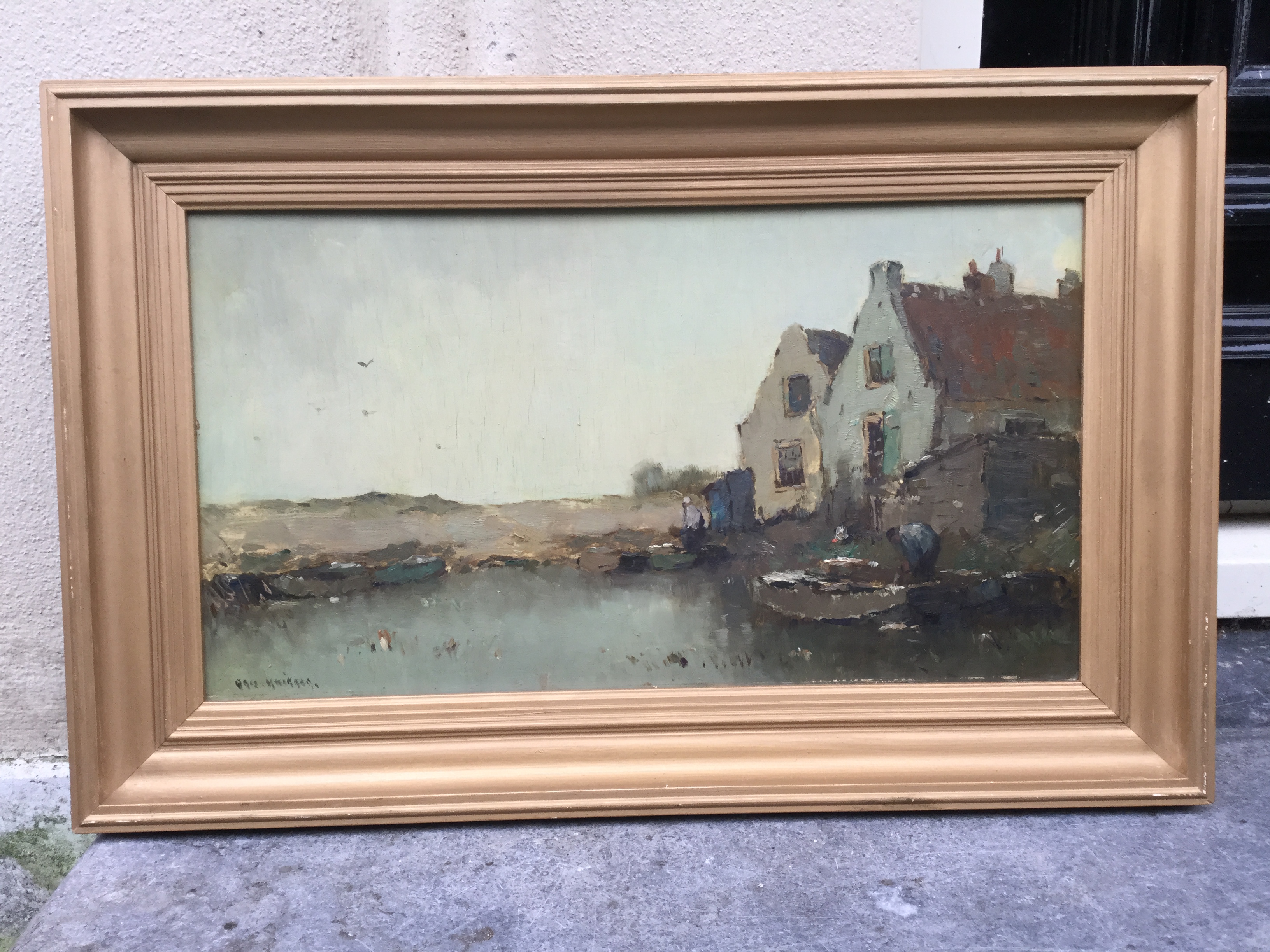 Aris Knikker - C2609-3 Huisjes aan het water kopen? Bied vanaf 125!