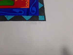 Clemens Briels - Zeefdruk op geschept papier, Mujer pelo azul kopen? Bied vanaf 40!