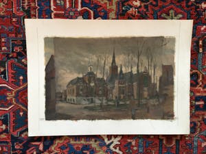 Willem Fekken - C4925-12, Kerkbrink te Hilversum kopen? Bied vanaf 100!