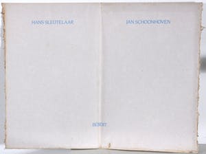 Jan Schoonhoven - 1 zeefdruk "Vorm" + de originele verzamelmap met teksten kopen? Bied vanaf 250!