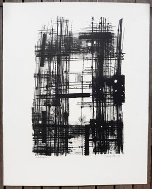 Wim Motz - Stellage, litho kopen? Bied vanaf 75!