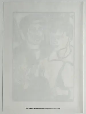 Erich Heckel - "Sächsische Arbeiter". Original-Holzschnitt von 1946 kopen? Bied vanaf 120!