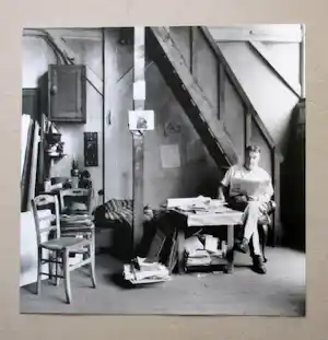 Willy Maywald - Fernand Leger, 1947, in seinem Atelier Rue Notre-Dame-des Champs, Paris verkauft für € 150!