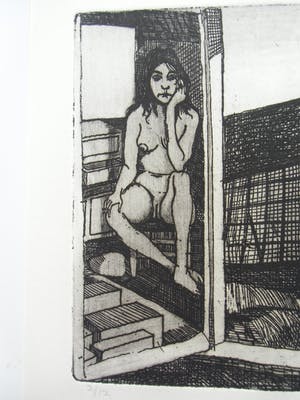 Nicolaas Wijnberg - COMPOSITIE MET VROUWELIJK NAAKT kopen? Bied vanaf 30!